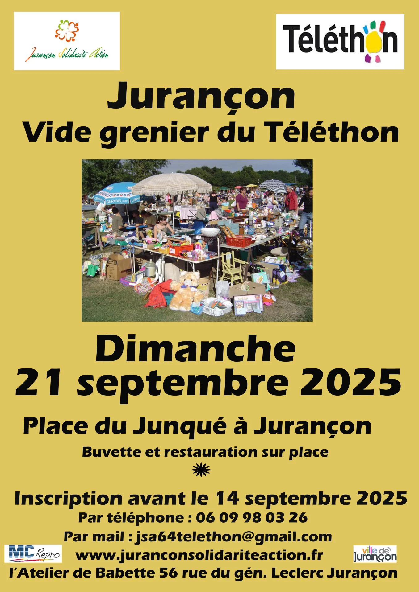 Affiche vide grenier 2025